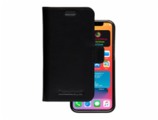 dbramante1928 Lynge - Pouzdro s klopou pro mobilní telefon - kuže full-grain - cerná - pro Apple iPhone 12 mini