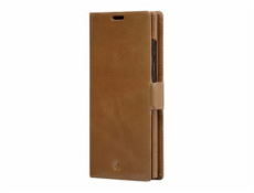 dbramante1928 Lynge - Pouzdro s klopou pro mobilní telefon - kuže full-grain - bronz - pro Samsung Galaxy S22 Ultra