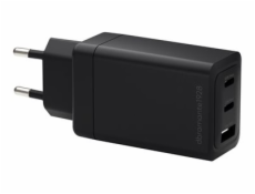 IT-EU W. Chrg-2xUSB-C 65W+1xUSB-A-BLK