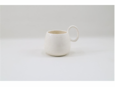 Hrnek Glamour, bílý, 0,470 l