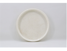 Jídelní talíř Glamour, O 25,3 cm, bílý