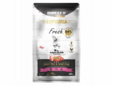 BIOFEED Euphoria Fresh Junior Turkey with rabbit XS/S - suché krmivo pro psy - 500g