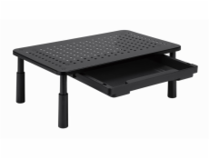 GEMBIRD NASTAVITELNÝ STOJAN NA MONITOR SE ZÁSUVKOU