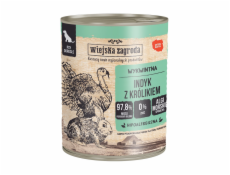 WIEJSKA ZAGRODA Krůta s králíkem - Vlhké Krmivo pro psy - 800g WIEJSKA ZAGRODA Krůta s králíkem - Vlhké Krmivo pro psy - 800g