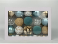 Sada vánočních hraček na stromeček Vánoční dotek, 50 dílků.