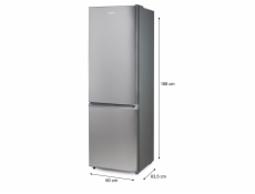 Lednice kombinovaná s mrazákem dole -  DOMO DO91336C 
