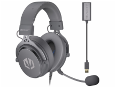 ENDORFY VIRO Plus USB Alt Gray (tmavě šedá, USB-A, 3,5mm jack, 7.1 USB zvuková karta)