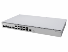 MikroTik Cloud Switch CRS812-8DS-2DQ-2DDQ-RM, 4x 2GHz CPU, 2x SFP+, 8x SFP56, 2x QSFP56, 2x QSFP56-DD, 2x PSU, L6