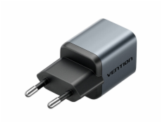 GaN Vention USB-C 20W nabíječka + USB-C-L 1m kabel (šedá)