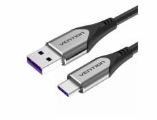 Cable USB-C to USB 2.0 Vention COFHG FC 5A 1.5m (grey)