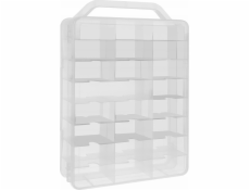 Kruzzel 20313 Plastový kufřík na autíčka 46 míst