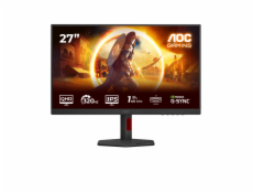 AOC LCD herní Q27G4SRU 27  IPS/2560x1440@300Hz/0,3ms/400cd/2xHDMI/DP/2xUSB/Repro/Pivot/HAS/VESA