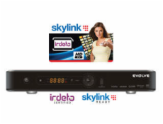 Evolve BlackStar IRDETO+Skylink Satelitn