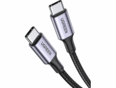 UGREEN Kabel US316 70428 USB-C - USB-C PD QC FCP 100W 5A 480Mb/s 3 m - šedý