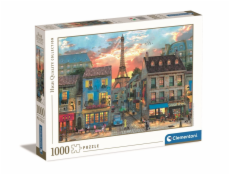 Clementoni - Puzzle 1000 Ulice v Paříži