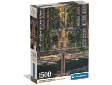 Clementoni - Puzzle 1500 Let nad Paříží
