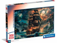 Clementoni - Puzzle 300 Piráti z prokletých moří