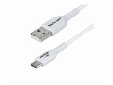 1m White USB-A to USB-C Charging Cable