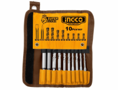 Ingco AKD2101 Sada sekáčů a vrtáků 10ks