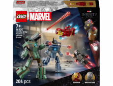 LEGO Marvel Iron Man a War Machine vs. Hammer Drones 76320