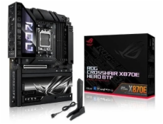 ASUS MB Sc AM5 ROG CROSSHAIR X870E HERO BTF, 4xDDR5, WIFI, 1xHDMI, 2xThunderbolt, ATX