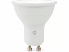 NEDIS chytrá LED žárovka/ Zigbee 3.0/ GU10/ PAR16/ 4,7W/ 230V/ 470lm/ teplá – studená bíla/ 2700–6500K/ RGB/ stmívatelná