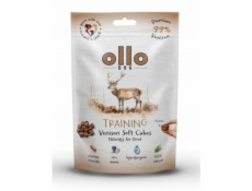 OLLO Air Dried Training Venison Cubes - pamlsek pro psa - 80g