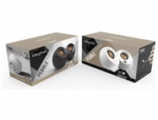 BAZAR - Creative repro Pebble - mobilní reproduktor - bílý - Poškozený obal (Komplet)