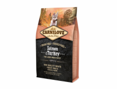 CARNILOVE Puppy Salmon and turkey Large breeds - suché krmivo pro psy - 4kg