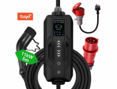 IMMAX NEO LITE cestovní nabíjecí stanice pro elektromobily EV/PHEV AC Type 2, 11kW, TUYA