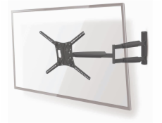 NEDIS nástěnný TV držák/ 13 - 86 / nosnost 60 kg/ náklon 15°/ otočný 0 - 180°/ Full Motion/ ocel/ černý
