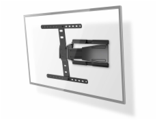 NEDIS nástěnný TV držák/ 43 - 90 / nosnost 50 kg/ náklon -15 - 3°/ otočný -30 - 30°/ Full Motion/ ocel/ černý