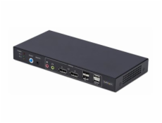 2-Port Dual-Monitor DisplayPort KVM