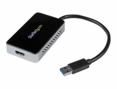 USB 3 to HDMI Adapter w/1-Port USB Hub