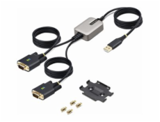 13ft 2-Port USB to RS232 Serial Adapter