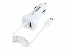 Lightning Car Charger w/Cable 2 Ports