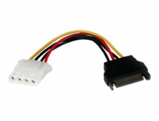 6in SATA to LP4 Power Cable Adapter F/M