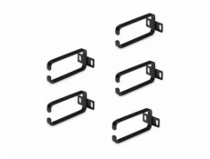 5-Pack 1U Cable Management D-Ring Hooks