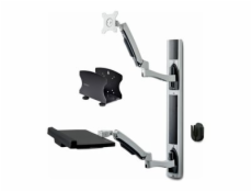 Wall Mount Workstation With PC Bracket