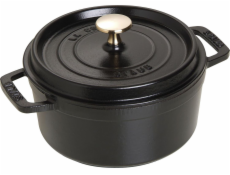 Staub okruhlý 18 cm 1,7 l  La Cocotte čierny – liatinový hrniec s pokrievkou