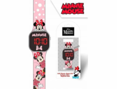 Hodinky s kalendářem Minnie Mouse LED
