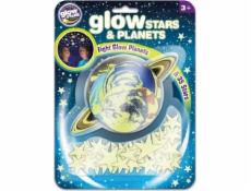 MG DYSTRYBUCJA Nástěnné samolepky Brainstorm s zářícími hvězdami a planetami