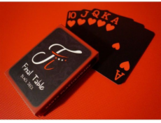 Bicycle Karty finálového stolu - černý balíček