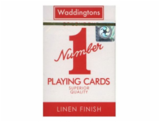 Winning Moves Waddingtons č. 1 červenomodré karty