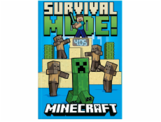 LCD hodinky s notebookem Minecraft