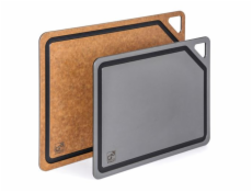 Prkénko krájecí G21 EcoCut z přírodní celulózy - sada 2 ks, hnědé/grafitové