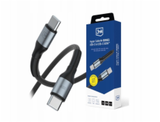 3mk Hyper Cable N-SERIES C to C 1m 20V/5A 100W White / Black