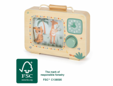 small foot Dřevěná televizní hudební skříňka Safari