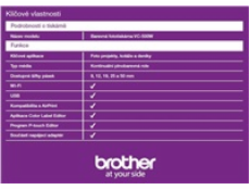 BAZAR - BROTHER tiskárna štítků FOTO - VC500W - WIFI, USB, COLOR bez potřeby inkoustu - Integrovaný odstřih - Poškozený