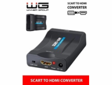 WG - Audio video konvertor SCART na HDMI, černá